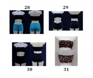 Tenues disponibles           